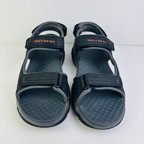 Skechers Tresmen Garo Gray Hiking Sandals Relaxed Fit Strap 204105 Men's Size 12 - Picture 5 of 11